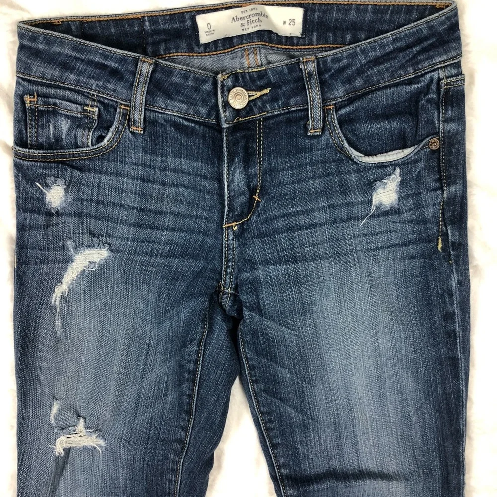 Abercrombie & Fitch Blue Jeans waist 25 - Picture 11 of 16
